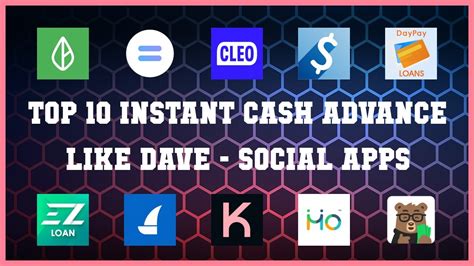 Instant Cash Advances Apps